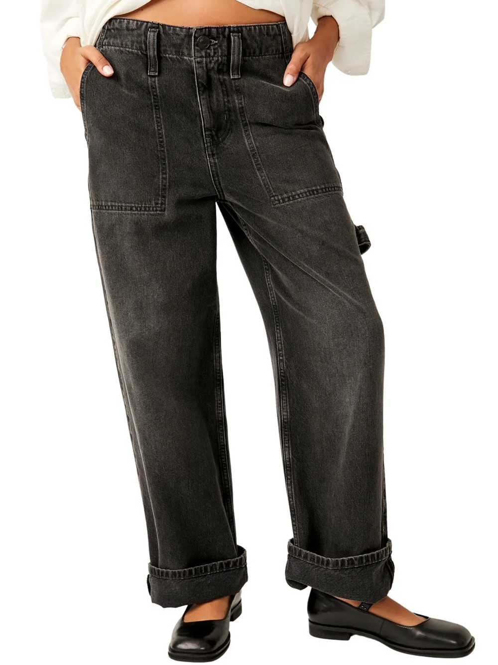 Free People Major Leagues Cargo Jeans - Picture 2 of 10